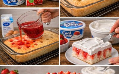 Strawberry Poke Cake