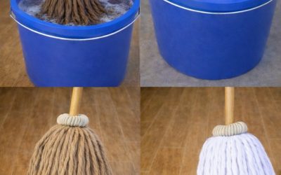 3 Powerful Homemade Solutions to Whiten a Dirty Mop and Stained Fabrics