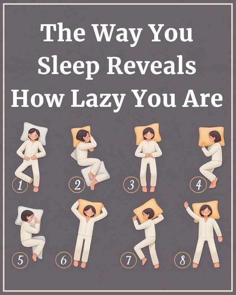 How your sleeping position reveals if you’re lazy