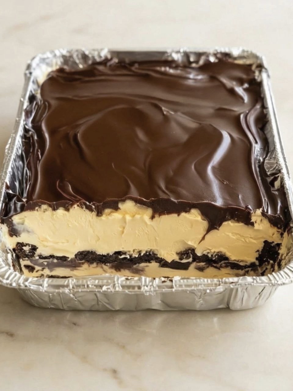 No-Bake Chocolate Éclair Cake — A Luscious, 5-Ingredient Dessert That Feels Like Magic