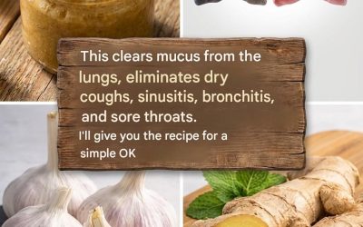 Garlic and ginger: a traditional duo to help clear the lungs, soothe a dry cough, and relieve a sore throat