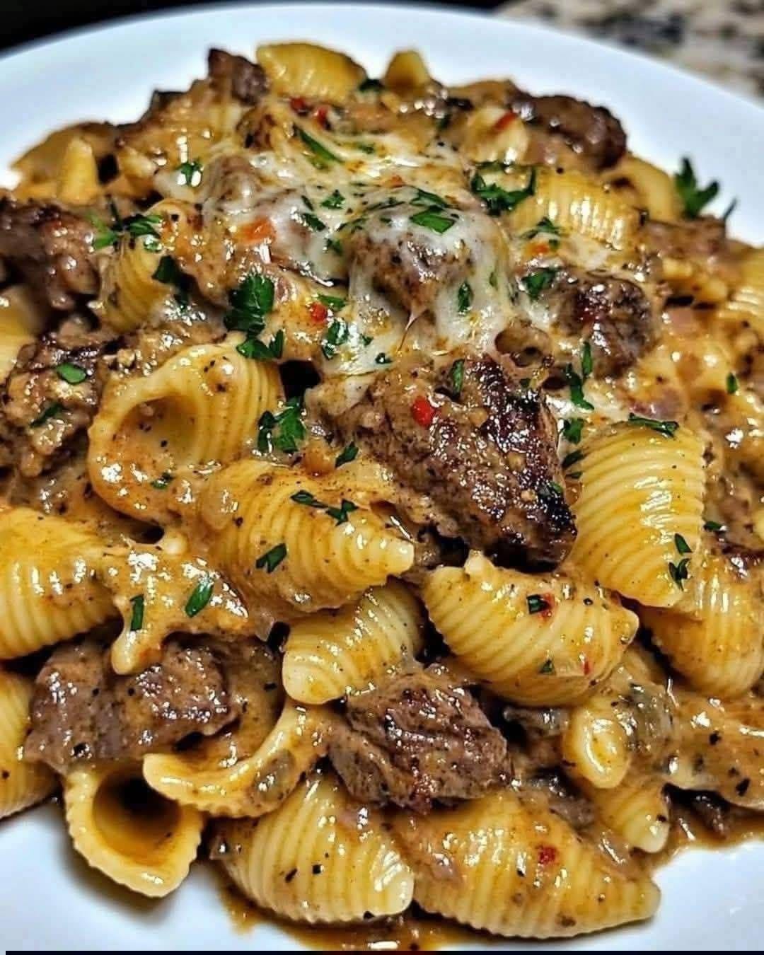 Creamy Paprika Steak Shells: A Comforting Skillet Dinner