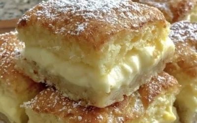 Creamy Vanilla Custard Squares