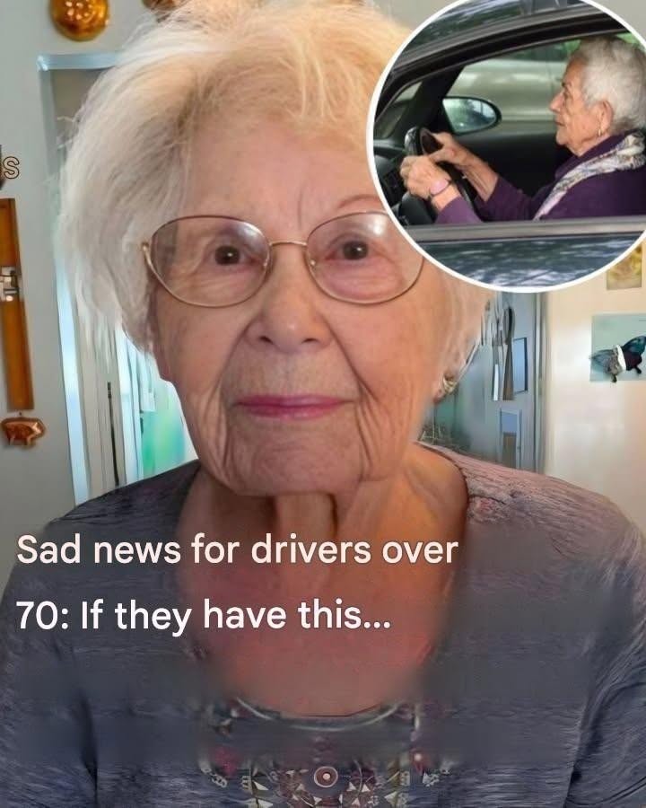 Seniors: Sad news for drivers over 70… Show more