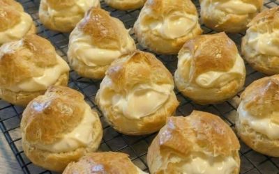 Famous Cream Puffs — The Cloud-Light French Pastry That Melts in Your Mouth (Choux Pastry + Silky Cream)