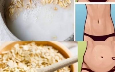 Oat water to empty your stomach and burn 4 kg a week