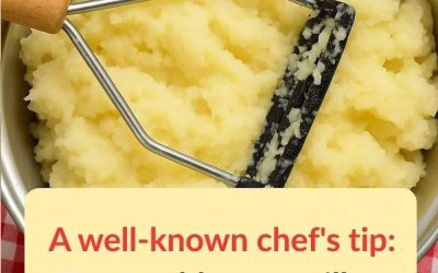 A well known chef’s tip: “Stop adding milk or water to your mashed potatoes. This ingredient makes them creamier than at the restaurant!”