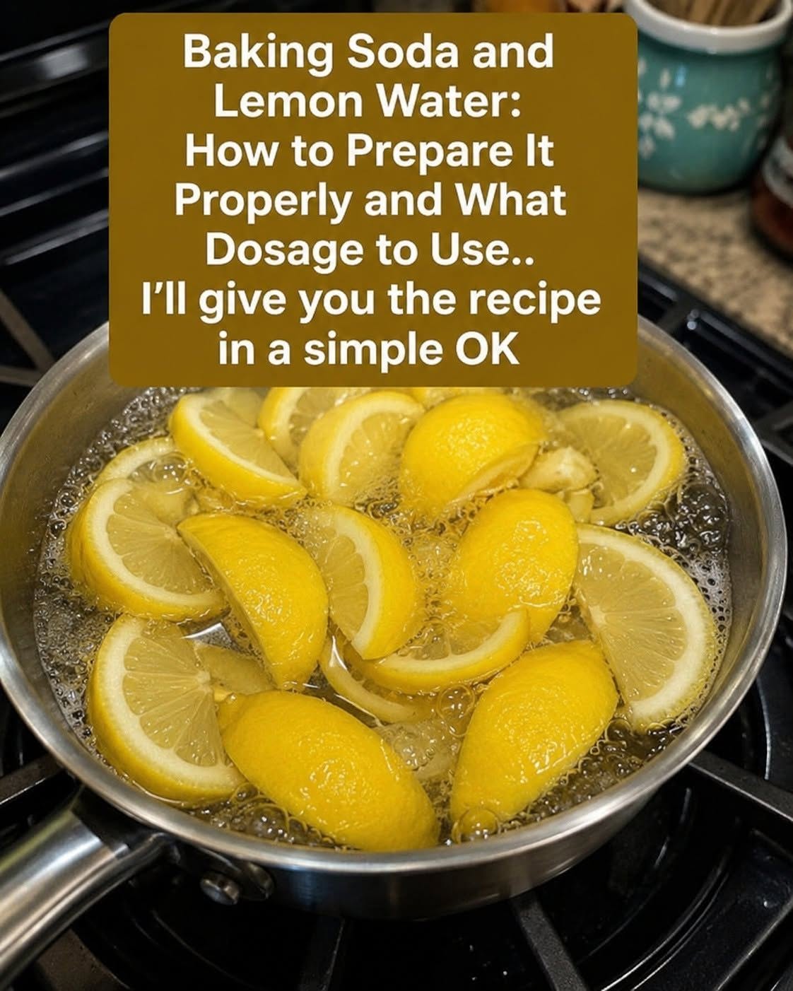 Water with Baking Soda and Lemon: How to Prepare It Correctly and What Dosage to Use.. I’ll give you the recipe for a simple OK.