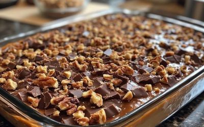 caramel chocolate crunc bars