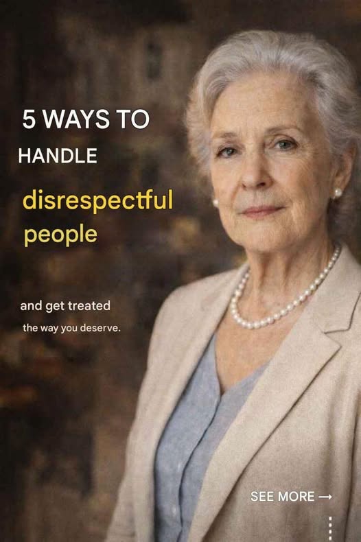 Powerful Ways to Deal With People Who Don’t Respect You     At some point in life, everyone encounters people who cross boundaries.  Sometimes it’s through harsh words. Other times, it’s passive-aggressive comments, dismissive looks, awkward silences, or behavior that makes you feel small and unimportant.  The real danger isn’t that someone disrespects you.  The real danger begins when you start to accept it as normal.  When you tolerate treatment that hurts you, you unintentionally teach others what you’re willing to accept. Over time, disrespect can become a pattern—not because you deserve it, but because it goes unchallenged.  Setting boundaries doesn’t make you rude, difficult, or confrontational.  It makes you self-aware, emotionally strong, and respectful of your own well-being.  Here are five healthy and effective ways to handle people who don’t respect you—without losing your composure, compromising your values, or sacrificing your peace of mind.