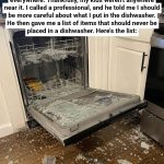 **8 things you should never put in the dishwasher** (and why)