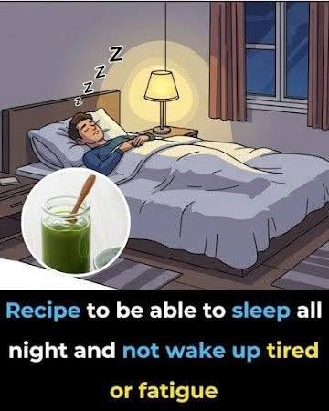 A Natural Recipe to Sleep Through the Night and Wake Up Refreshed