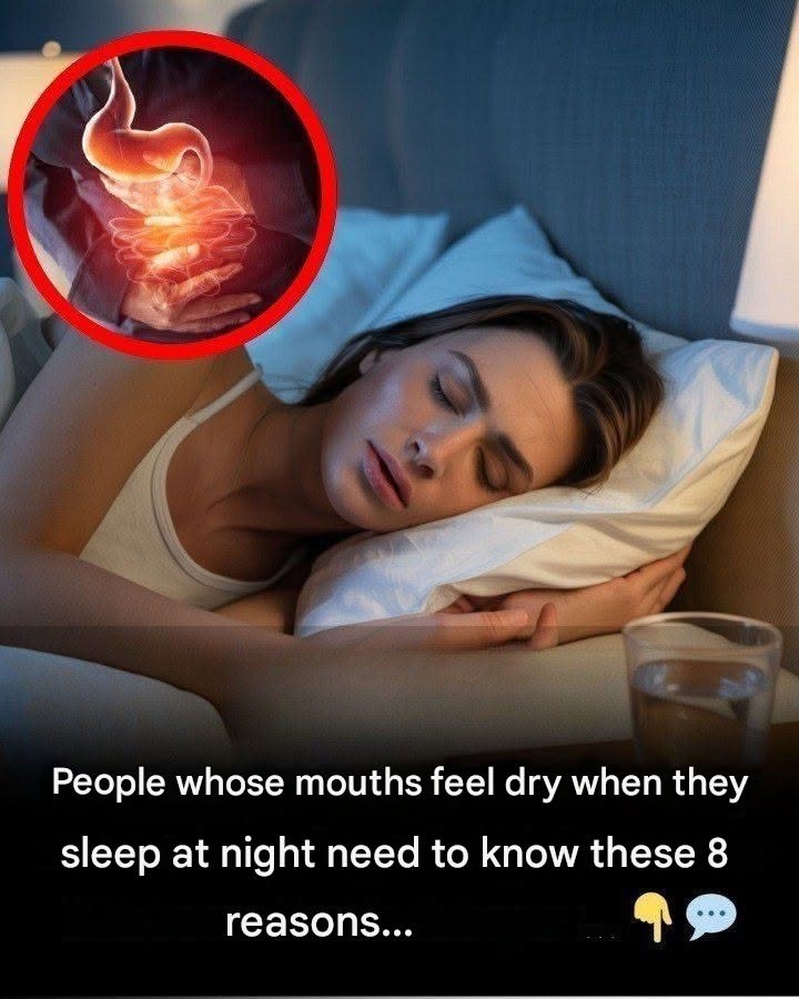 People Whose Mouths Feel Dry When They Sleep at Night Need to Know These 8 Reasons