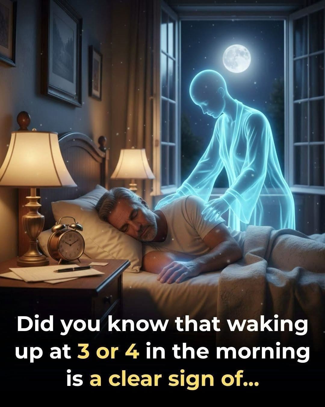 Did You Know That Waking Up At 3 Or 4 In The Morning Is A Clear Sign Of…See More