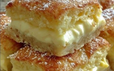 Creamy Vanilla Custard Squares