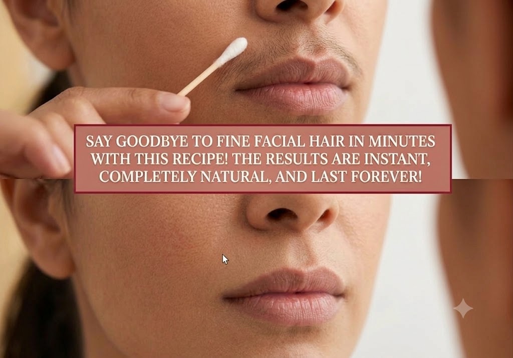 A natural recipe for minimizing facial hair growth.