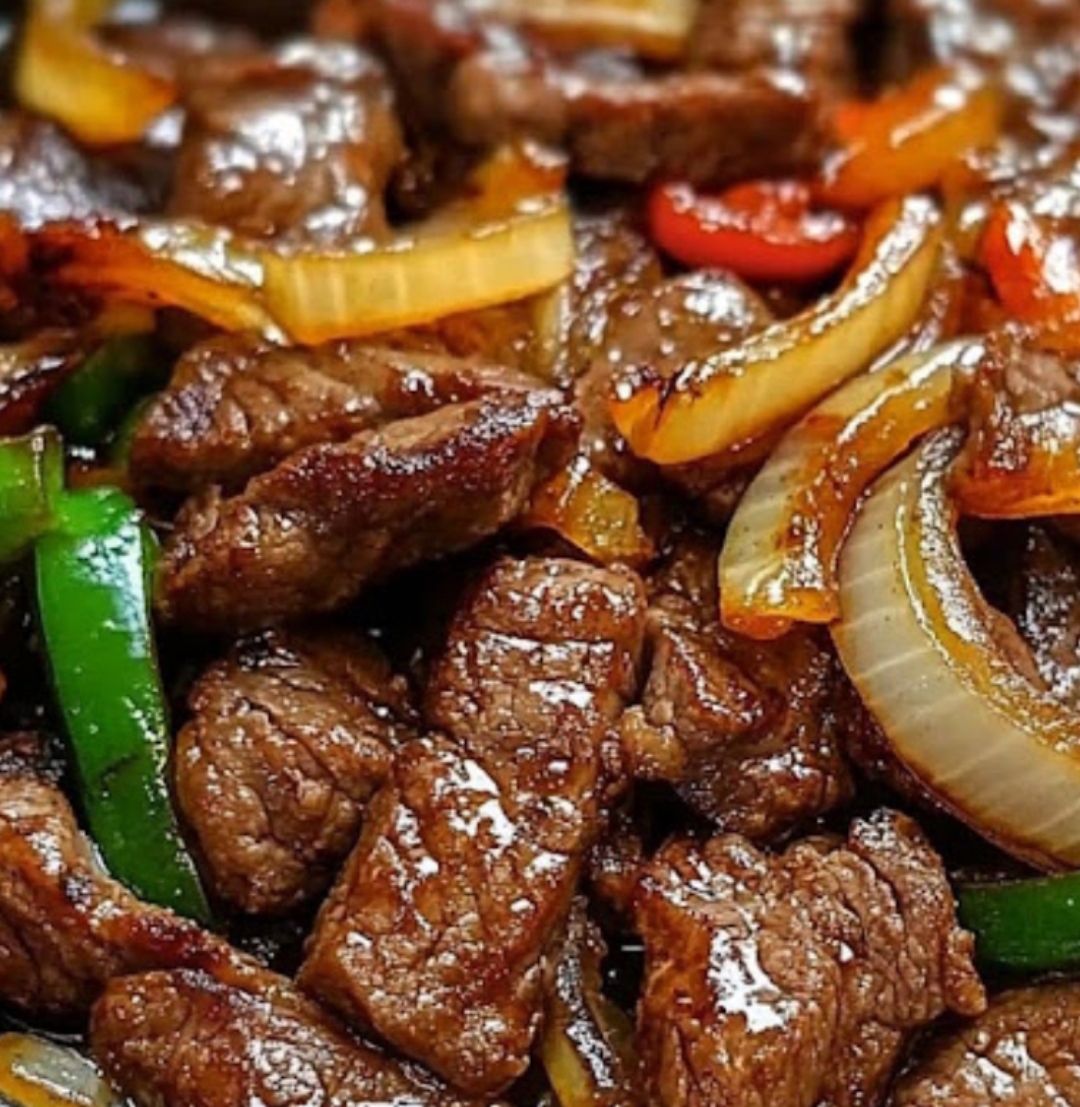 Chinese Pepper Steak with Onion!