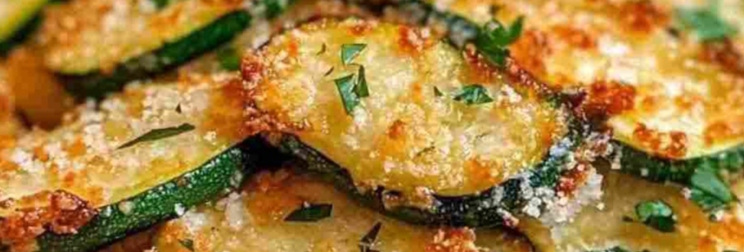 Crispy Parmesan Zucchini Rounds