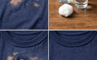 Bleach stains on your clothes? No need to throw them away: here’s the solution