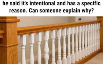 The Upside-Down Baluster — Craftsmanship, Humility, and the Myth of “Intentional Imperfection”v