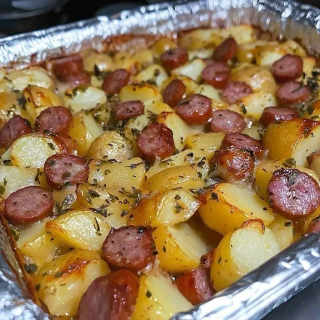 Smoked Sausage and Potato Bake: A Hearty One-Pan Dinner That Delivers Every Time